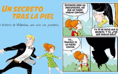 La historia de Valentina, una niña con psoriasis, un cómic dirigido a niños y adolescentes