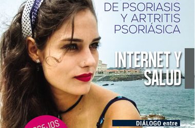 Trabajando con psoriasis y artritis psoriásica e internet y salud, en la revista Psoriasi