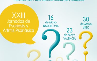 Barcelona, Valencia y Vigo acogen las XXIII jornadas de psoriasis y artritis psoriásica