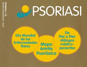 Portada revista 112 acción psoriasis