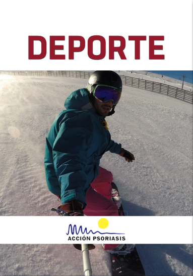 portada con un snowboarder