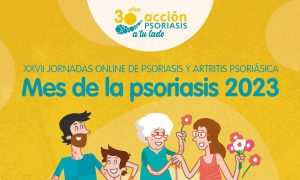 cartel del mes de la psoriasis 2023