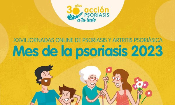 cartel del mes de la psoriasis 2023