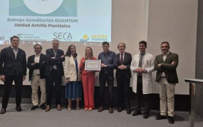 Acción Psoriasis, en la entrega de la certificación ‘Quantum’ del Clínico de Granada