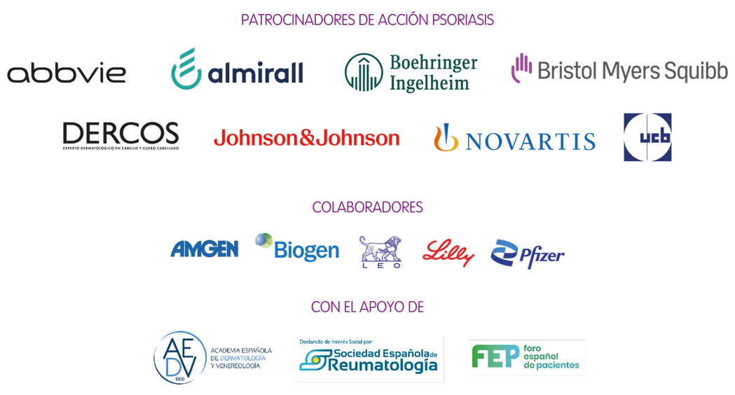 logos patrocinadores mes de la psoriasis 205