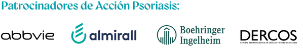 logos patrocinadores Acción Psoriasis