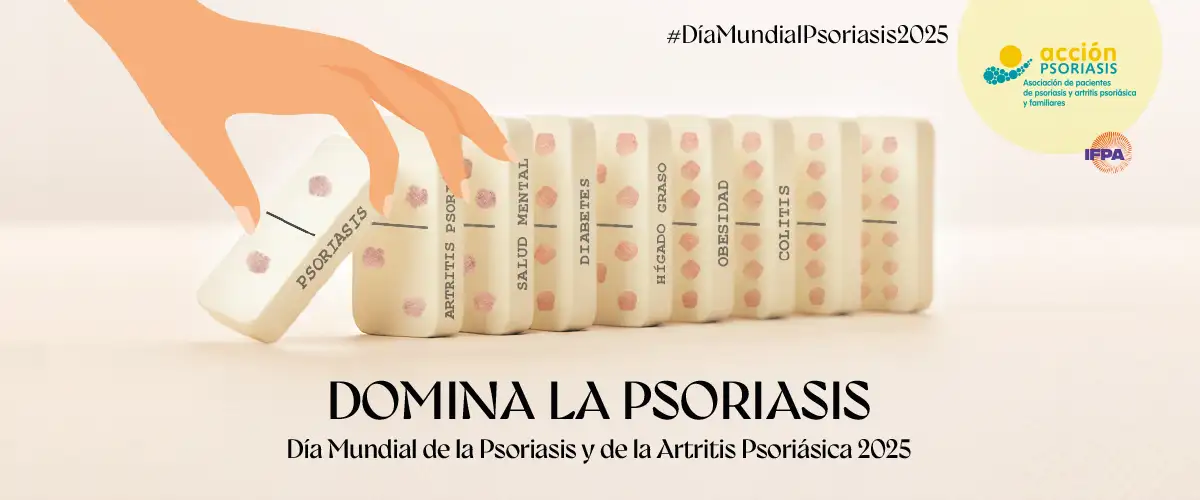 Cartel con un dómino